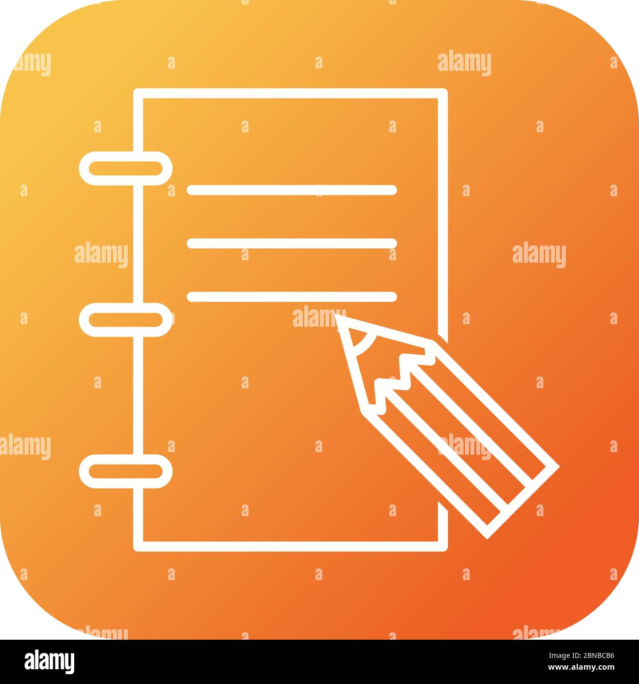 Beautiful Edit Report Line Vector Icon Stock Vector Image & Art - Alamy
