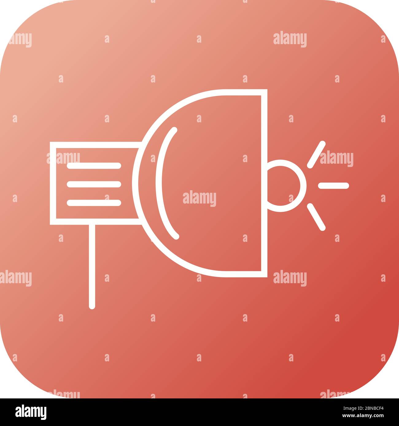Beautiful Light Line Vector Icon Stock Vector Image & Art - Alamy