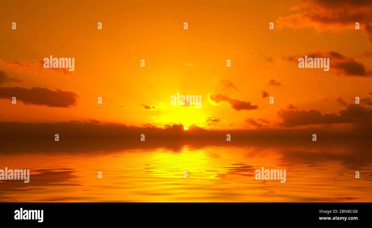 sunset sky background, Australia Stock Photo