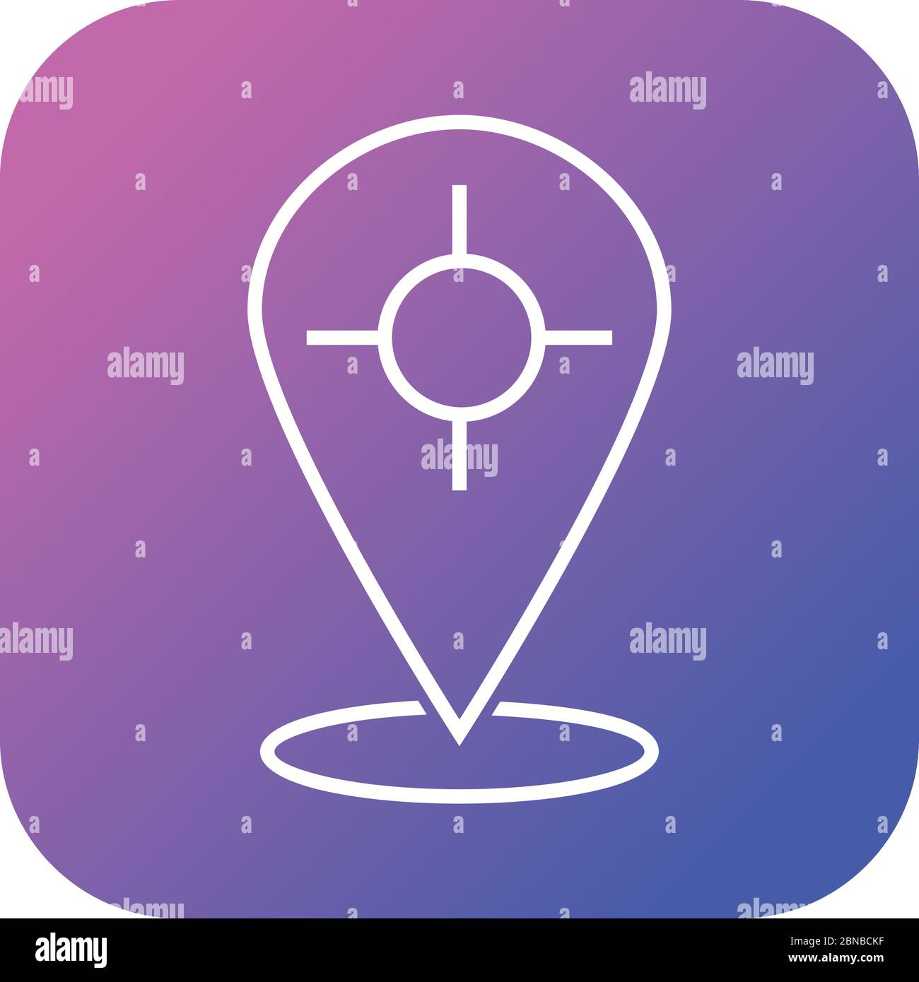Beautiful Track Location Line Vector Icon Stock Vector Image & Art - Alamy