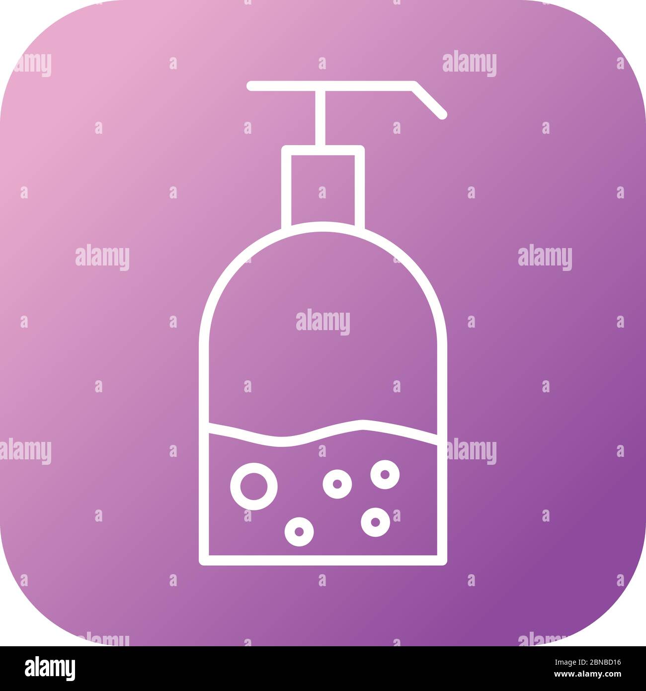Beautiful Hand wash Line Vector Icon Stock Vector Image & Art Alamy
