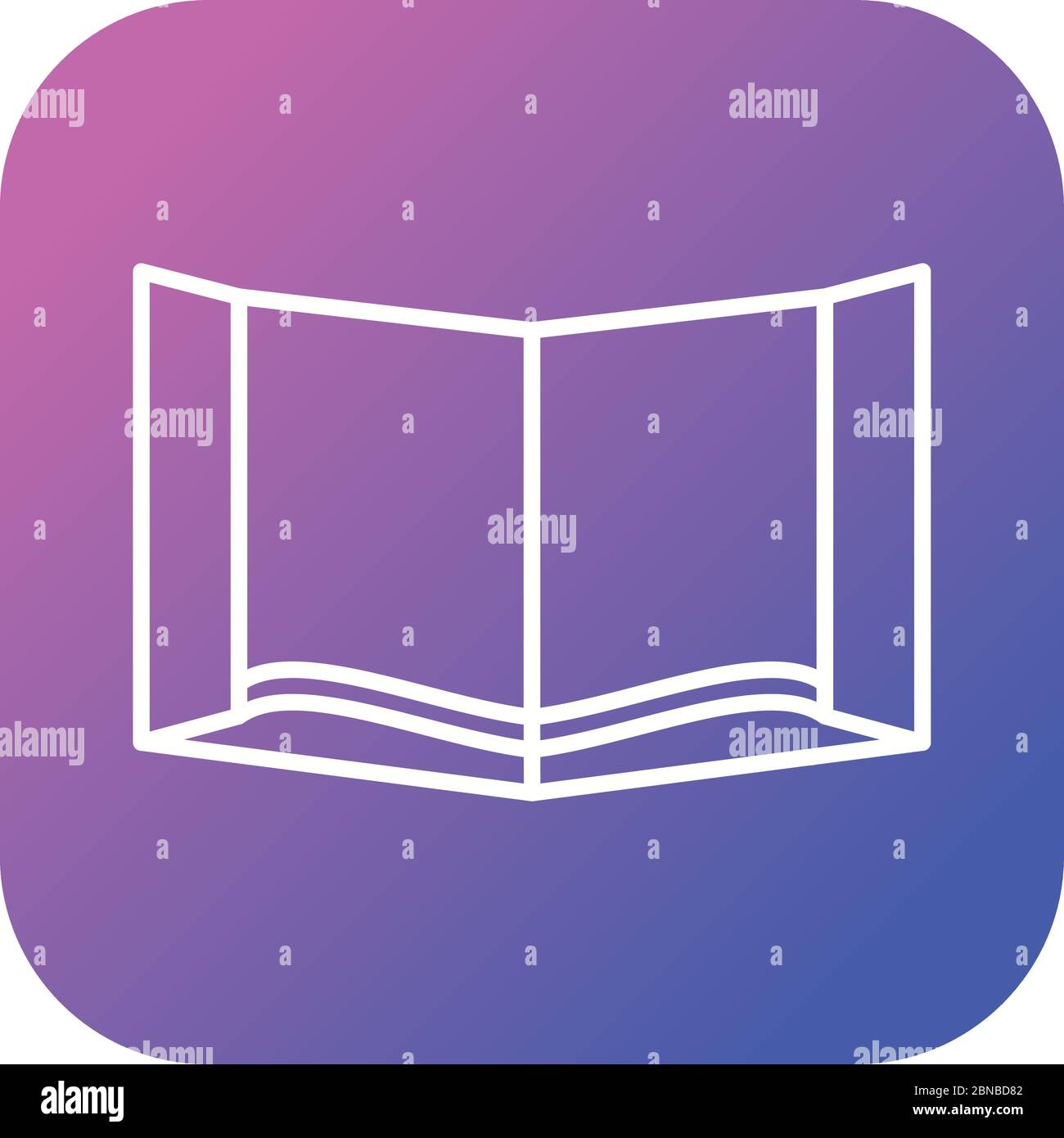 Beautiful book vector line hi-res stock photography and images - Alamy