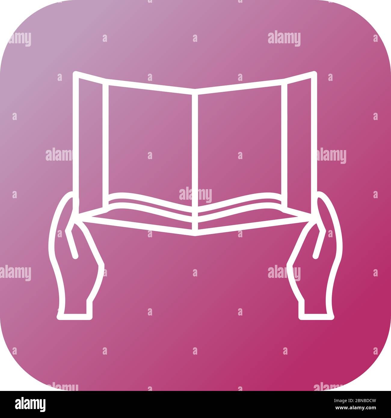 Beautiful Reading Book Line Vector Icon Stock Vector Image & Art - Alamy
