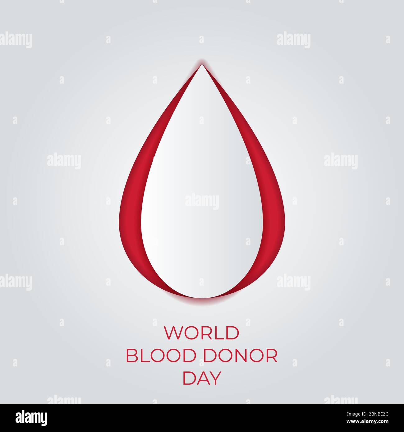 Paper art blood donateor publicize to the public to join blood donor for poster, banner, card and background.vector illustrator blood donation day con Stock Vector