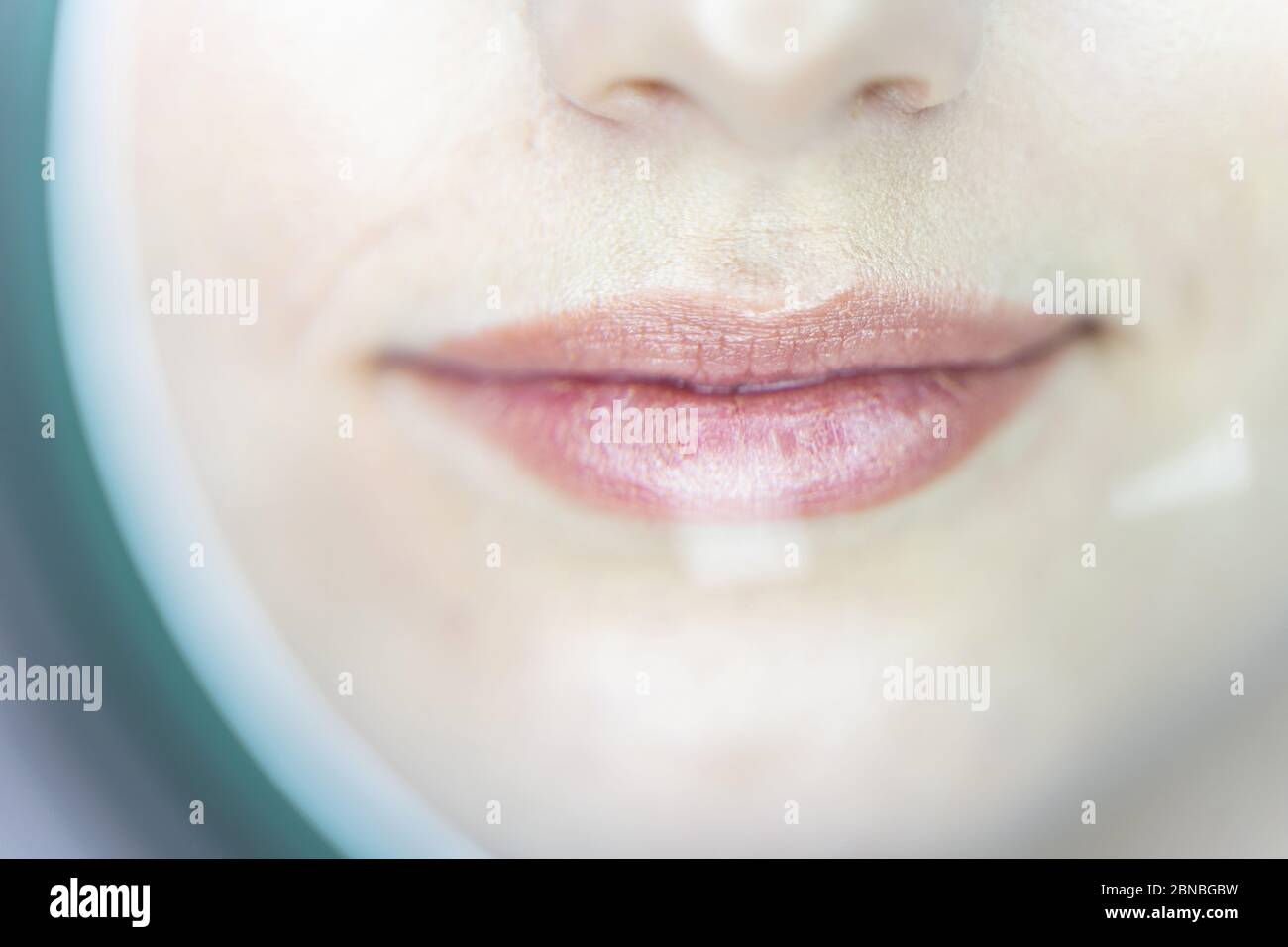 Procedure of facial skin examination in a beauty salon Stock Photo - Alamy