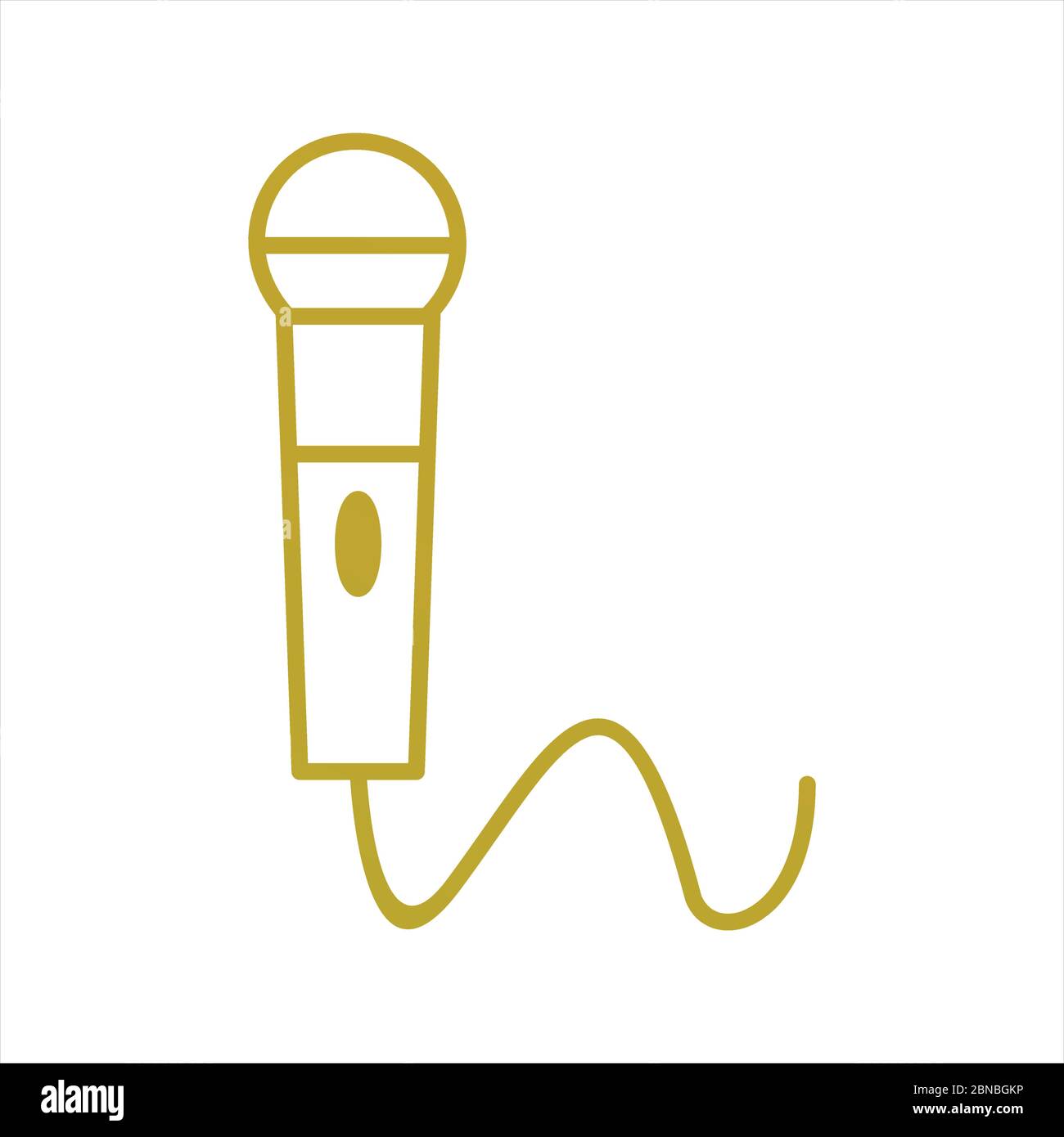 Beautiful Microphone Line Vector Icon Stock Vector Image & Art - Alamy
