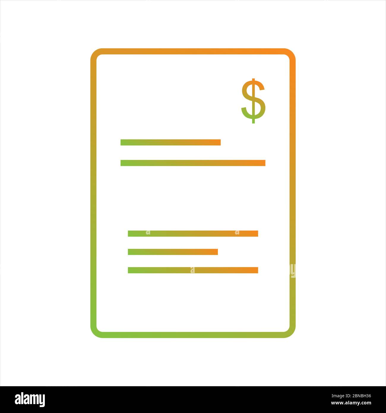 Designing bill Stock Vector Images - Alamy