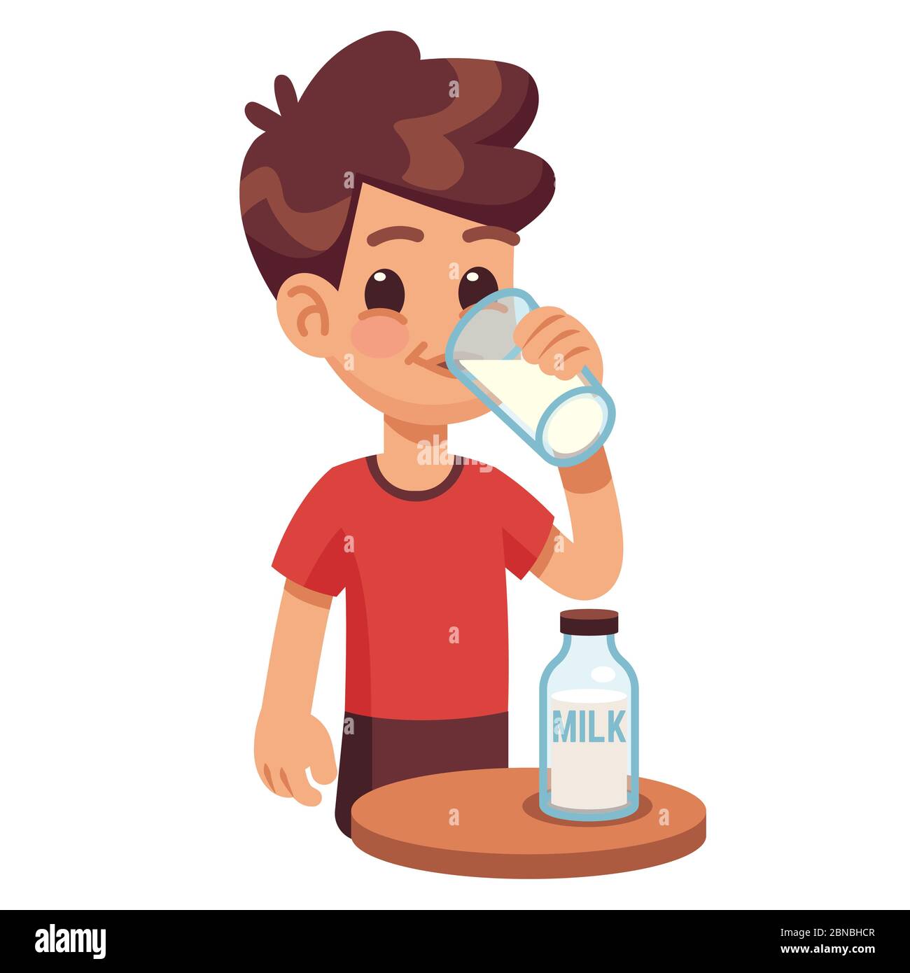 Boy drinks milk. Kid holding and drinking milk in glass. Milk products for healthy children vector concept. Boy with milk drinking, illustration cartoon young child healthy Stock Vector Image & Art - Boy drinks milk. Kid holding and drinking milk in glass. Milk products for healthy children vector concept. Boy with milk drinking, illustration cartoon young child healthy Stock Vector Image & Art -