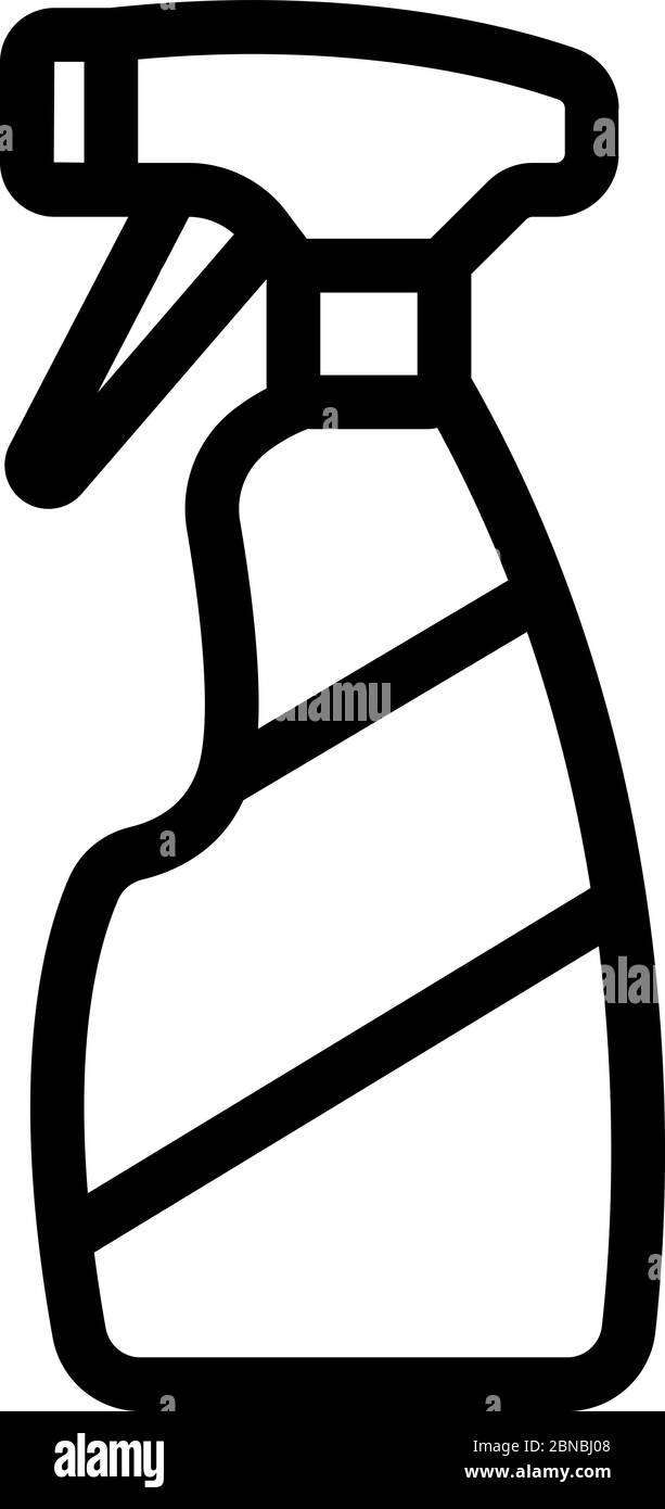 dispenser spray for spraying icon vector outline illustration Stock ...