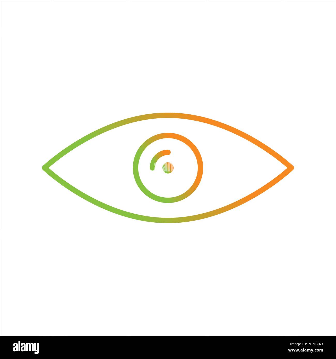 Beautiful Eye Line Vector Icon Stock Vector Image & Art - Alamy