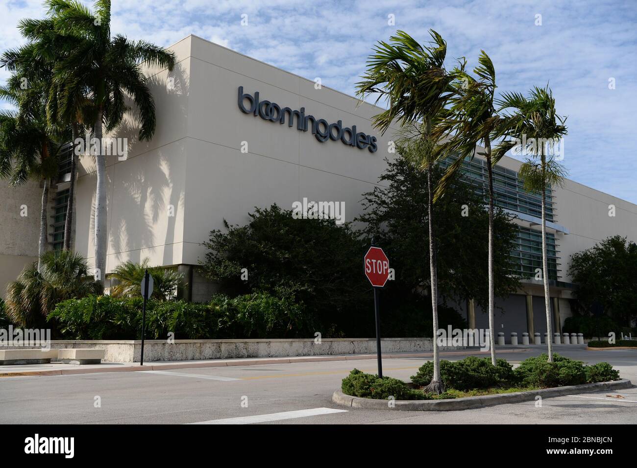 BOCA RATON, FL - MAY 13: A general view of the Boca Raton Town Center Mall  as restaurants re-open in accordance with Palm Beach County's Phase 1  reopening of businesses during the