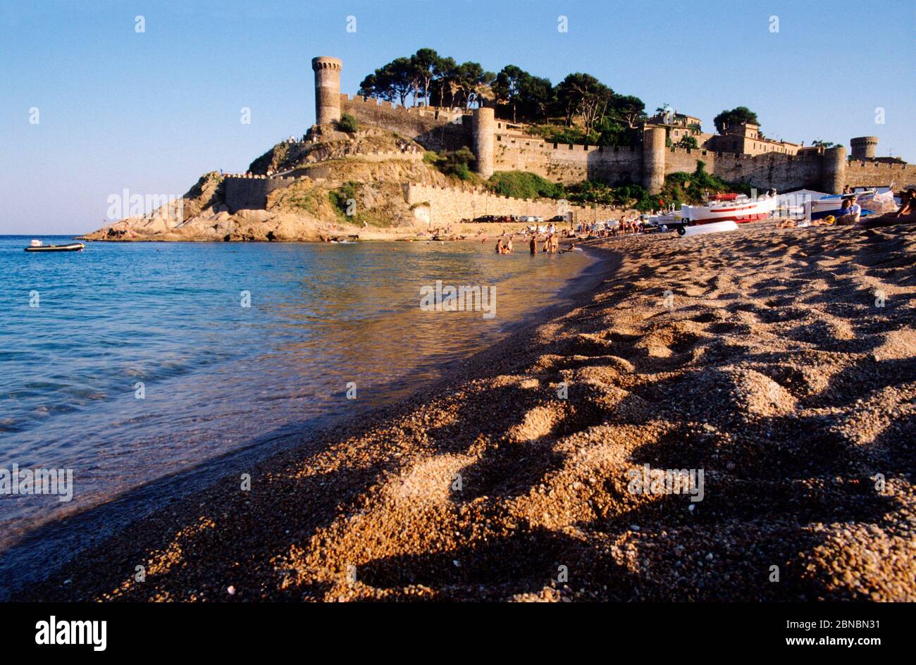 Tossa de Mar. Costa Brava, Girona province. Catalonia, Spain Stock Photo