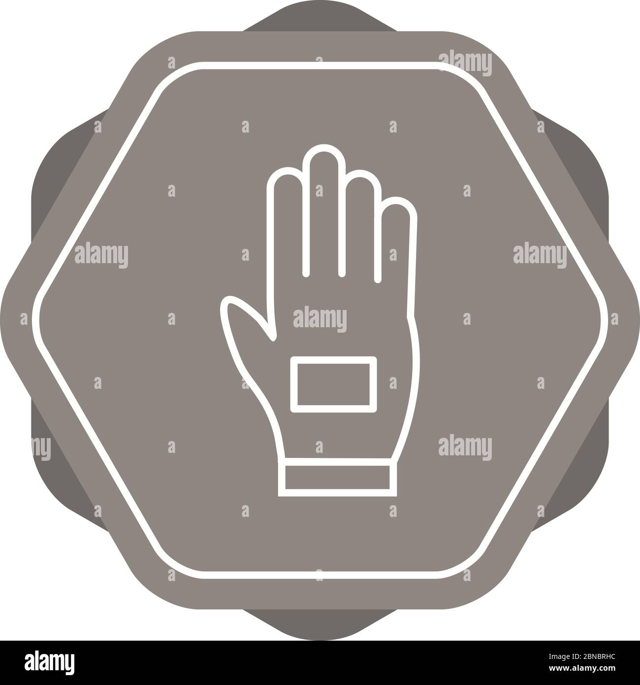 Beautiful Glove Line Vector Icon Stock Vector Image & Art - Alamy