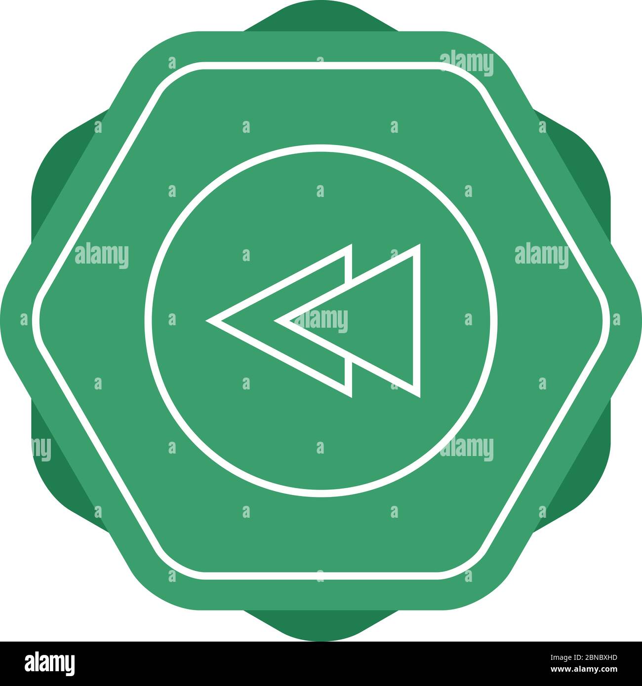 Beautiful Arrow Back Line Vector Icon Stock Vector Image & Art - Alamy