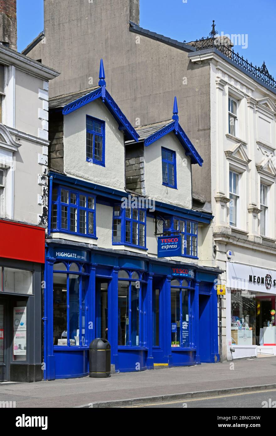 Tesco Express retail store. Highgate, Kendal, Cumbria, England, United Kingdom, Europe Stock