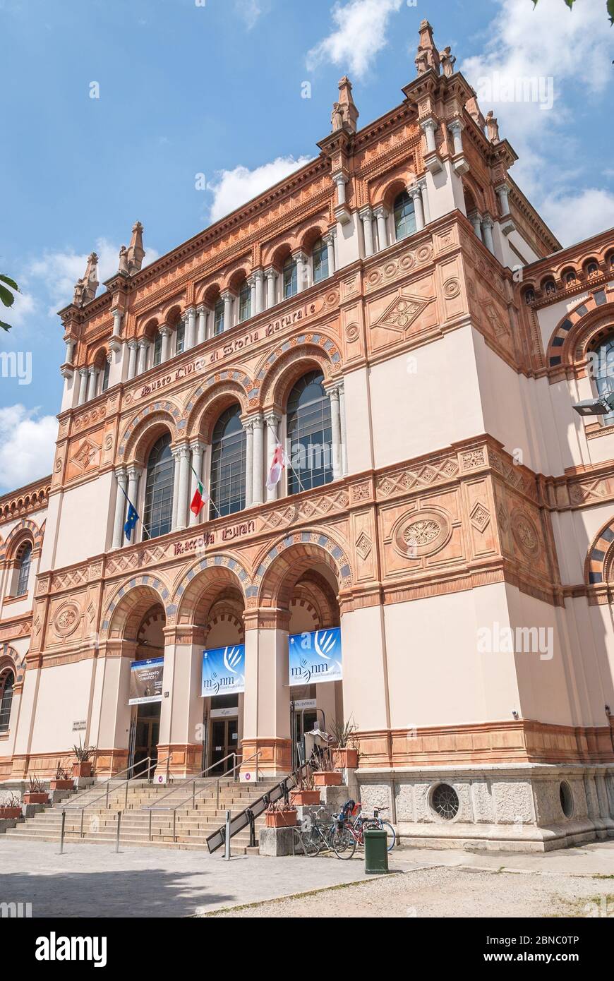 MILAN, ITALY - JUNE 8, 2019 The Museo Civico di Storia Naturale di Milano, Milan Natural History Museum. The museum was founded in 1838 Stock Photo