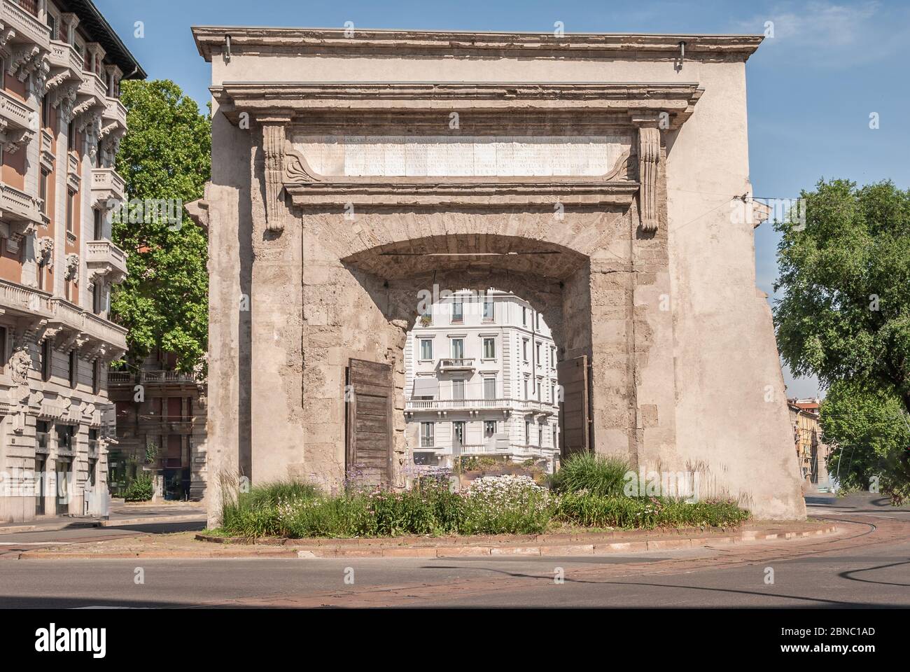 Porta Romana (Roman Gate) In Milano, Italy Stock Photo - Alamy