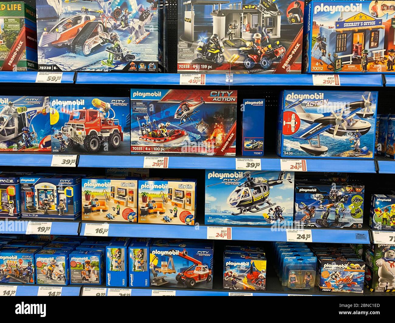 Playmobil boxes hires stock photography and images Alamy