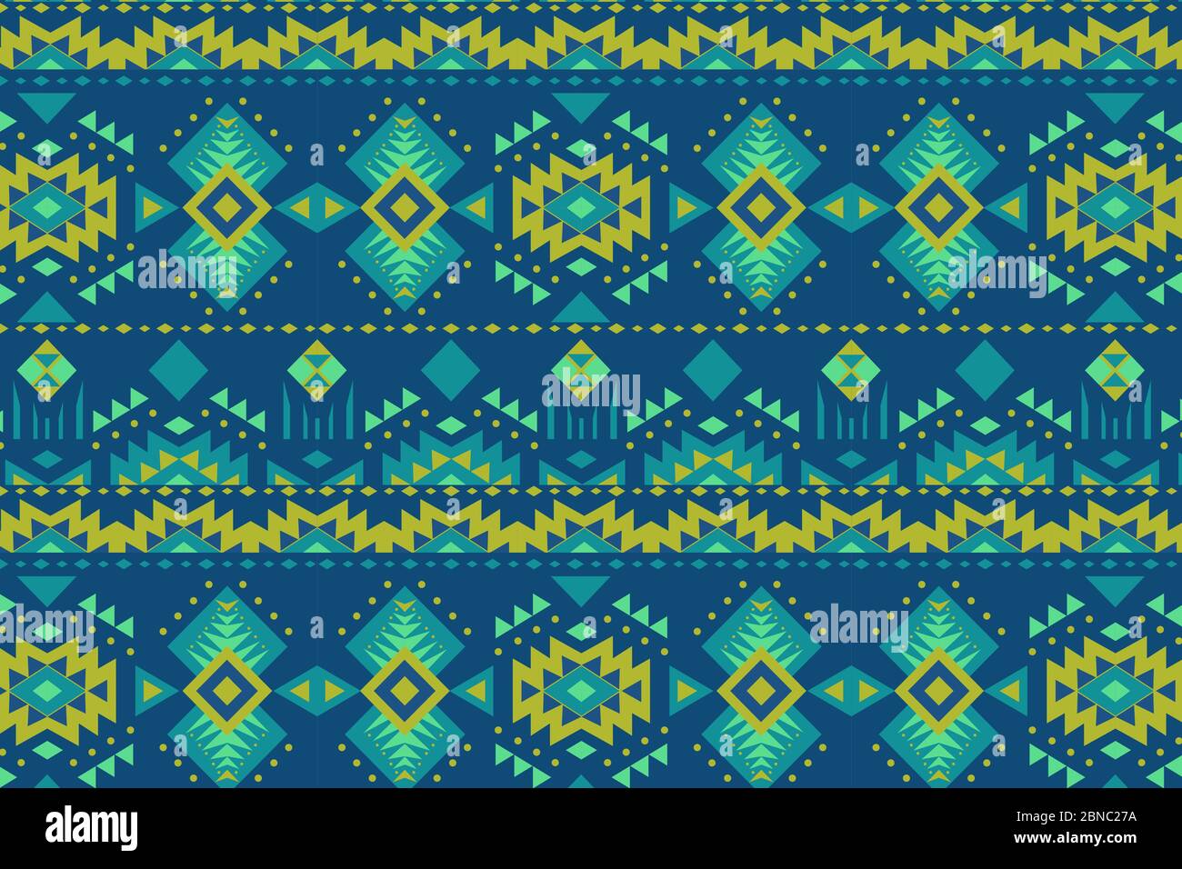 Tribal art pattern. Ethnic geometric print. Aztec colorful repeating ...