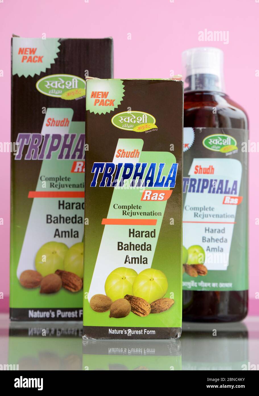Triphala a Ayurvedic Medicine Stock Photo