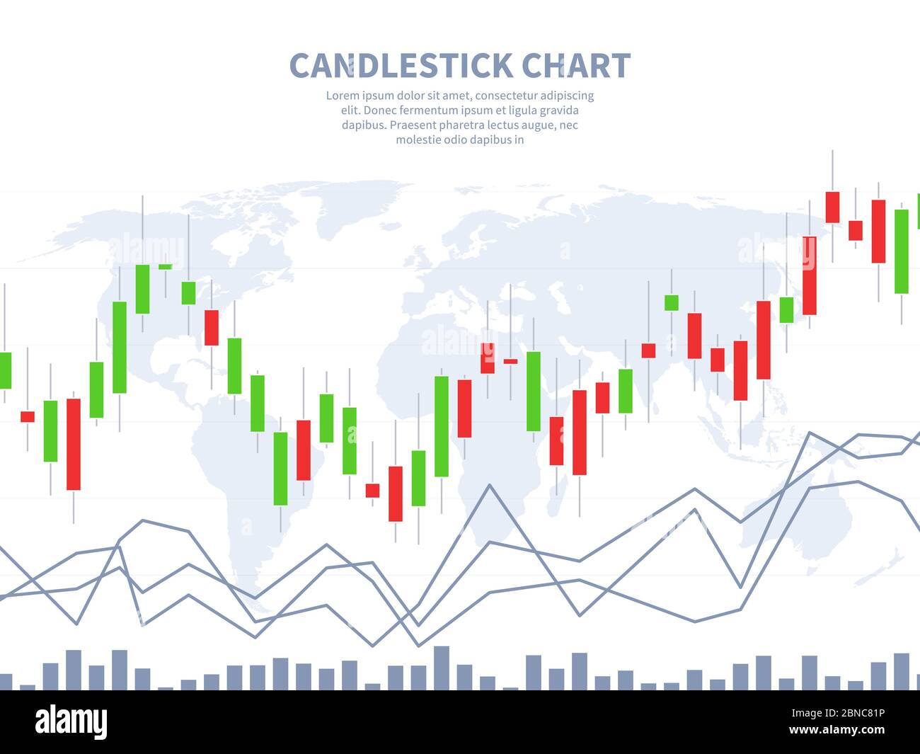 Stock market concept. Candle stick chart world map. Global financial  marketing, exchange investment abstract forex vector concept. Profit data  graph stock, finance chart candlestick illustration Stock Vector Image &  Art - Alamy