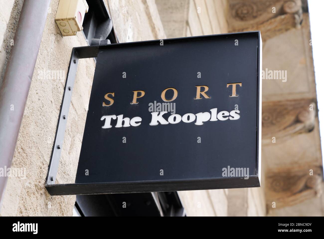 Bordeaux , Aquitaine / France - 05 12 2020 : The Kooples sport sign shop fashion Showcase Casual Wear Paris logo store Stock Photo