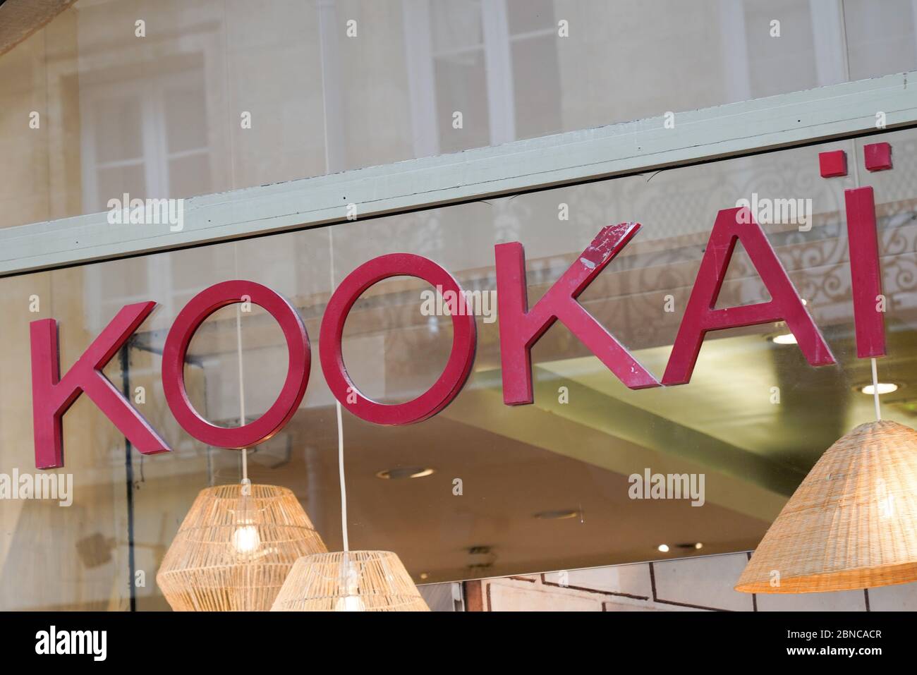 Bordeaux , Aquitaine / France - 05 12 2020 : Kookaï store logo French brand  clothing brand fashion Kookaï label sign shop Stock Photo - Alamy