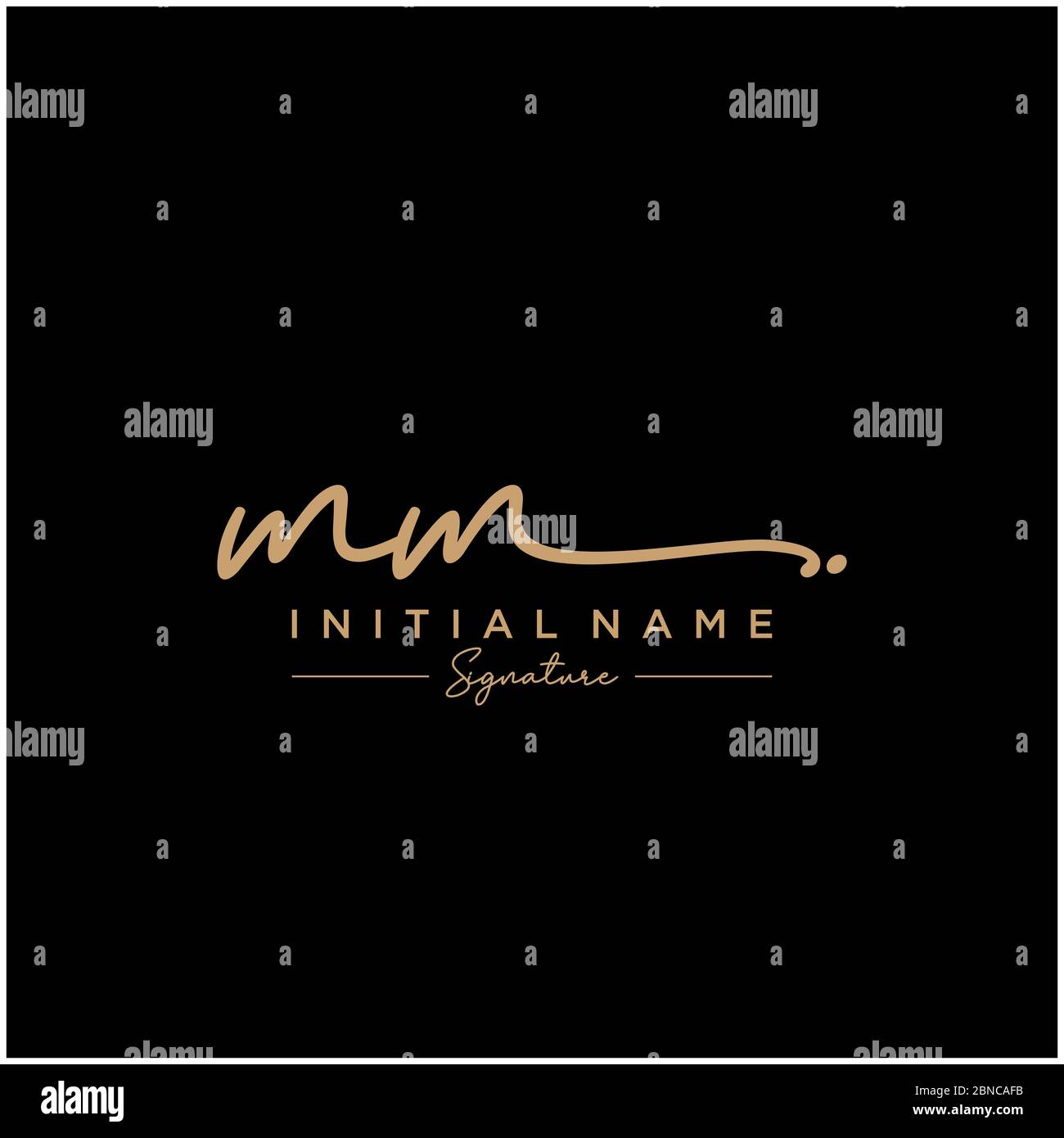 M M MM Initial letter handwriting and signature logo. Beauty vector initial  logo .Fashion, boutique, floral and botanical Stock Vector Image & Art -  Alamy