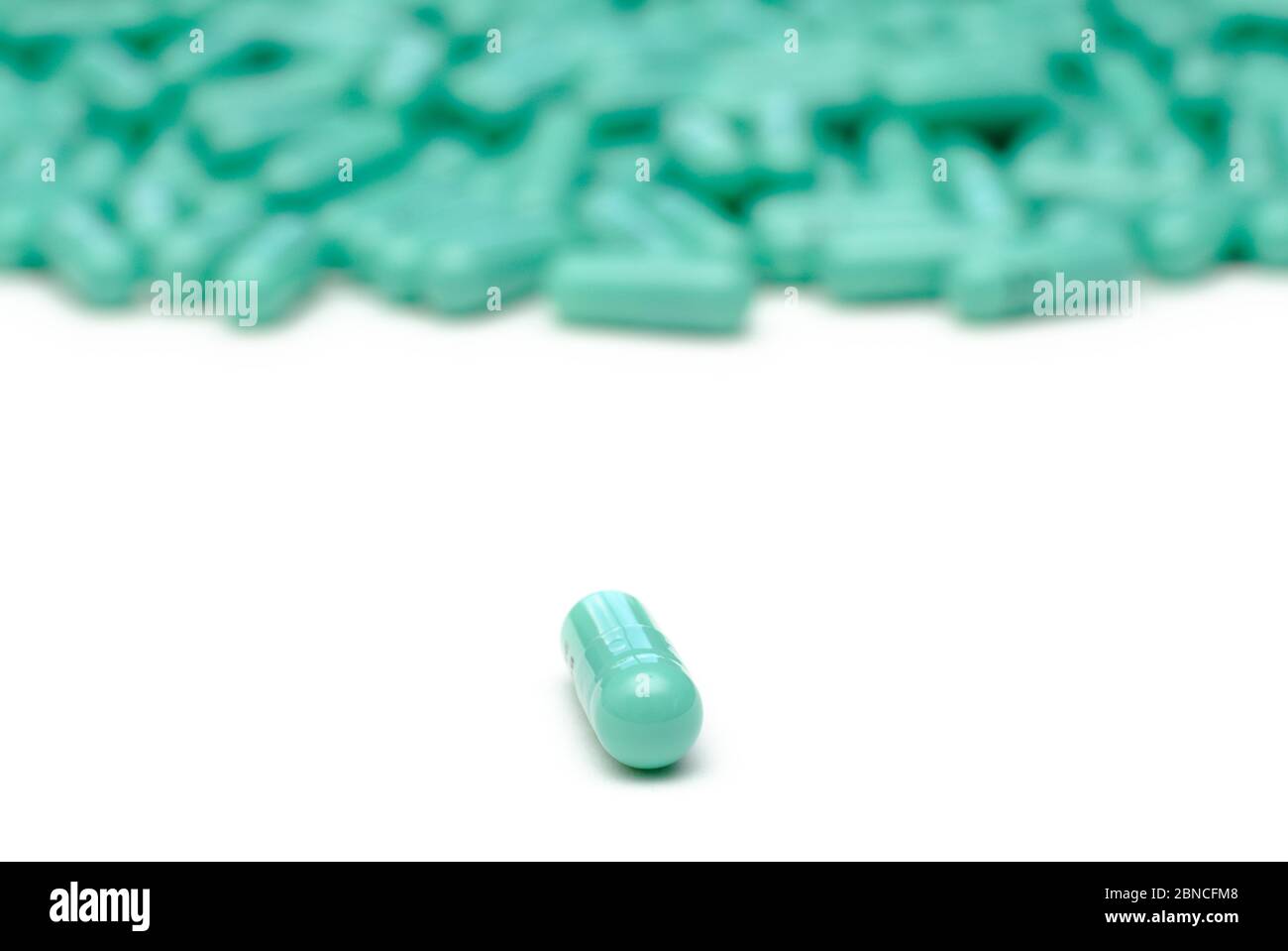 Tecfidera capsules - a drug used to reduce multiple sclerosis (MS) relapses. Stock Photo