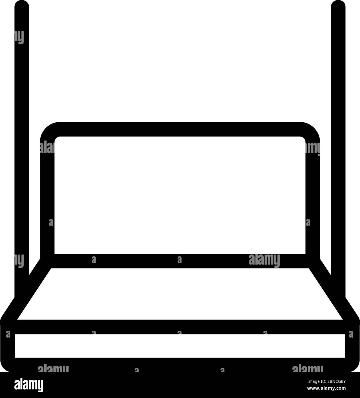 sofa hanging swing icon vector outline illustration Stock Vector Image & Art Alamy