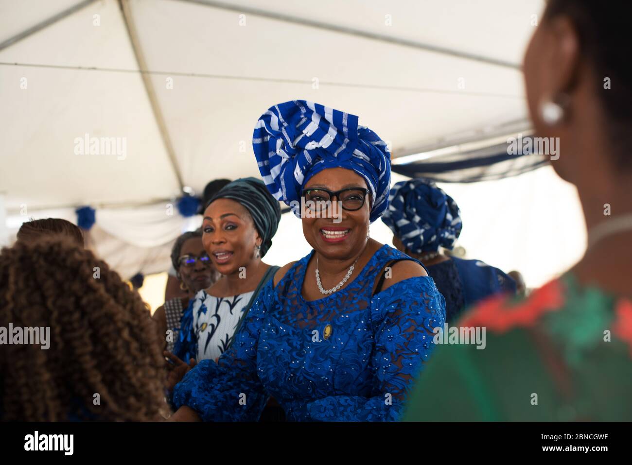 NIGERIA LAGOS WOMEN CONGRES SUBJECT WIDOW IN AFRICA Stock Photo