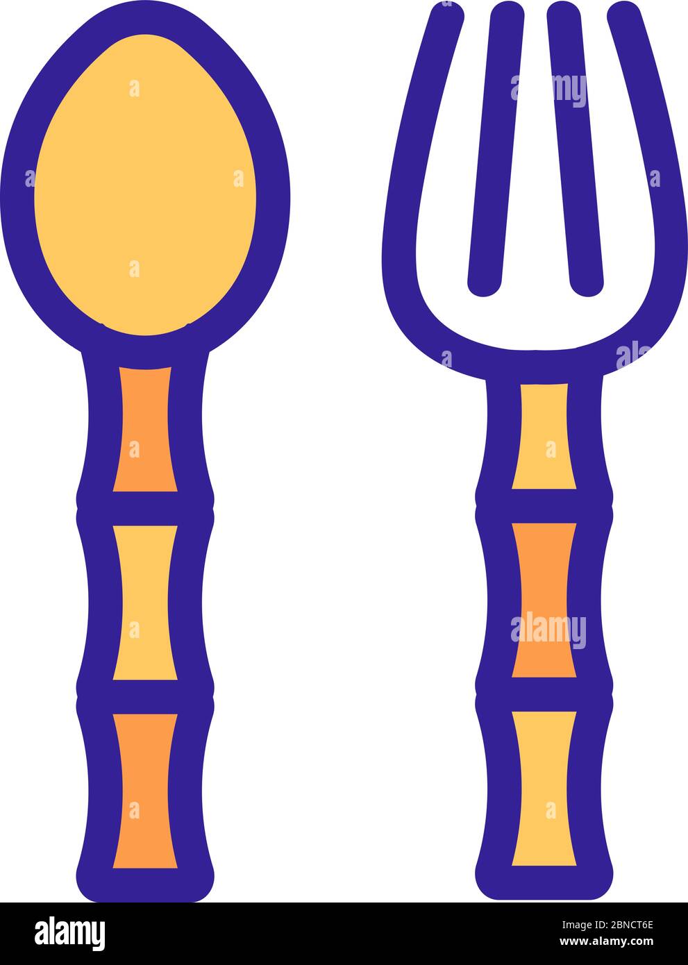 bamboo toothbrush icon vector outline illustration Stock Vector Image ...