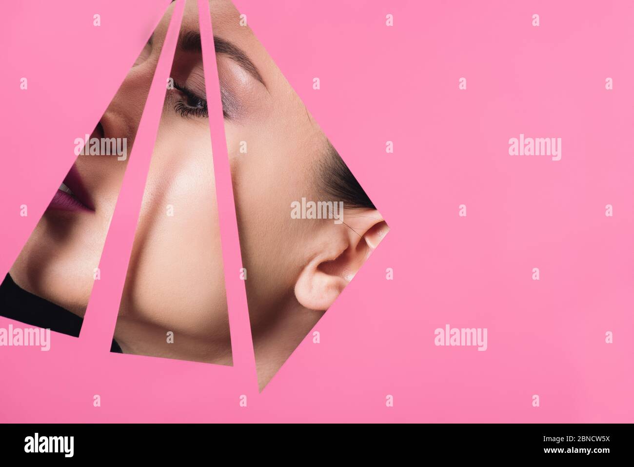 Triangular holes hi-res stock photography and images - Alamy