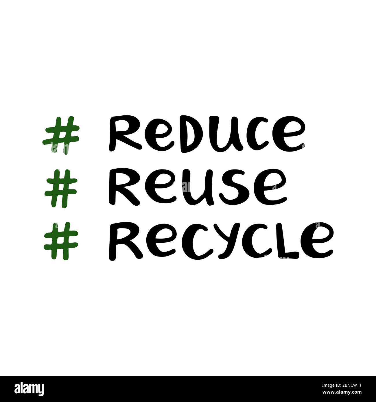 set reduce reuse recycle Stock Vector Image & Art - Alamy