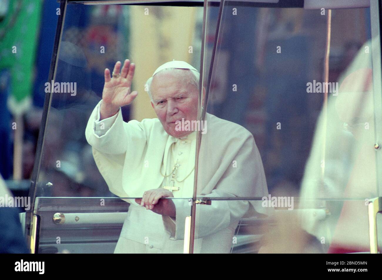 Bologna Italy 09/28/1997: Pope John Paul II, Karol Wojtyla, 23rd ...