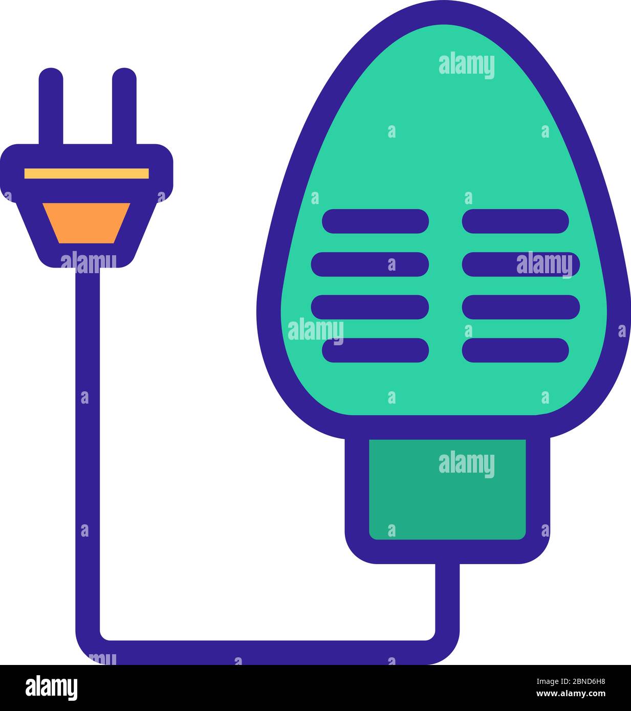 electrically heated outsole icon vector outline illustration Stock ...