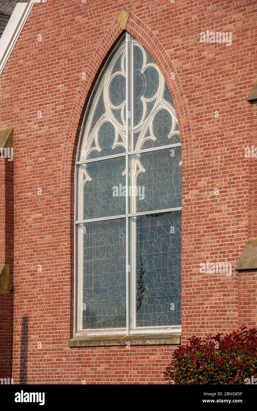 Visitation Catholic Church at 3314 S 58th Street in South Tacoma, Washington. Stock Photo