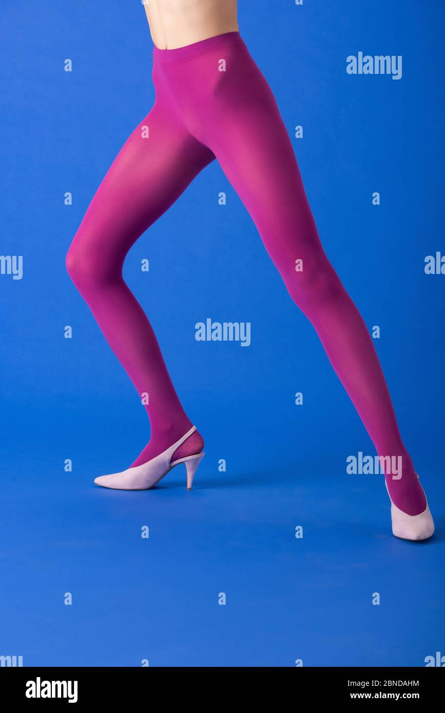 bright purple tights