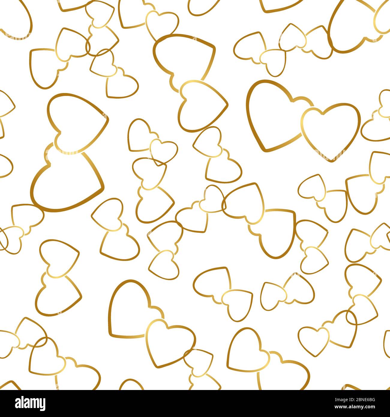 Two Heart Pattern Two hearts vector vectors hi-res stock photography and images - Alamy