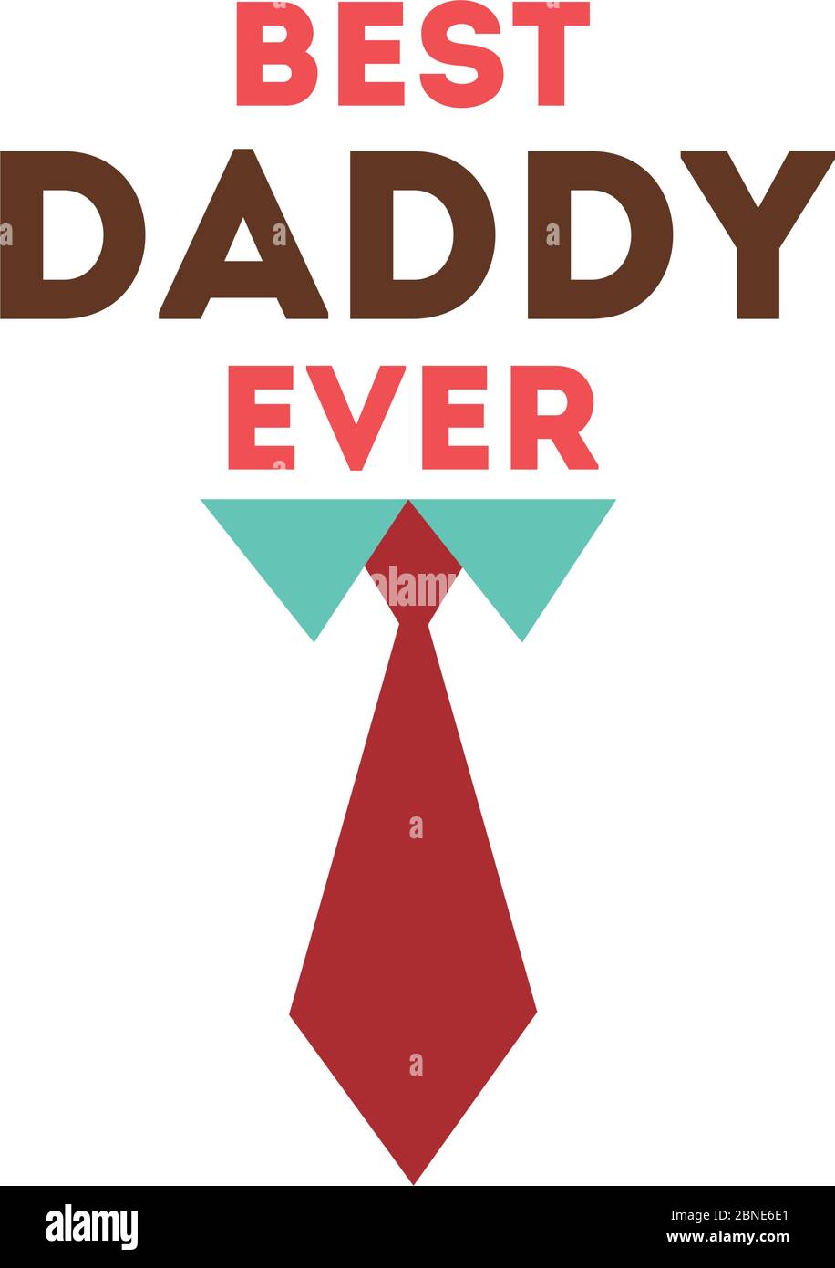 happy fathers day seal with necktie flat style Stock Vector Image & Art ...