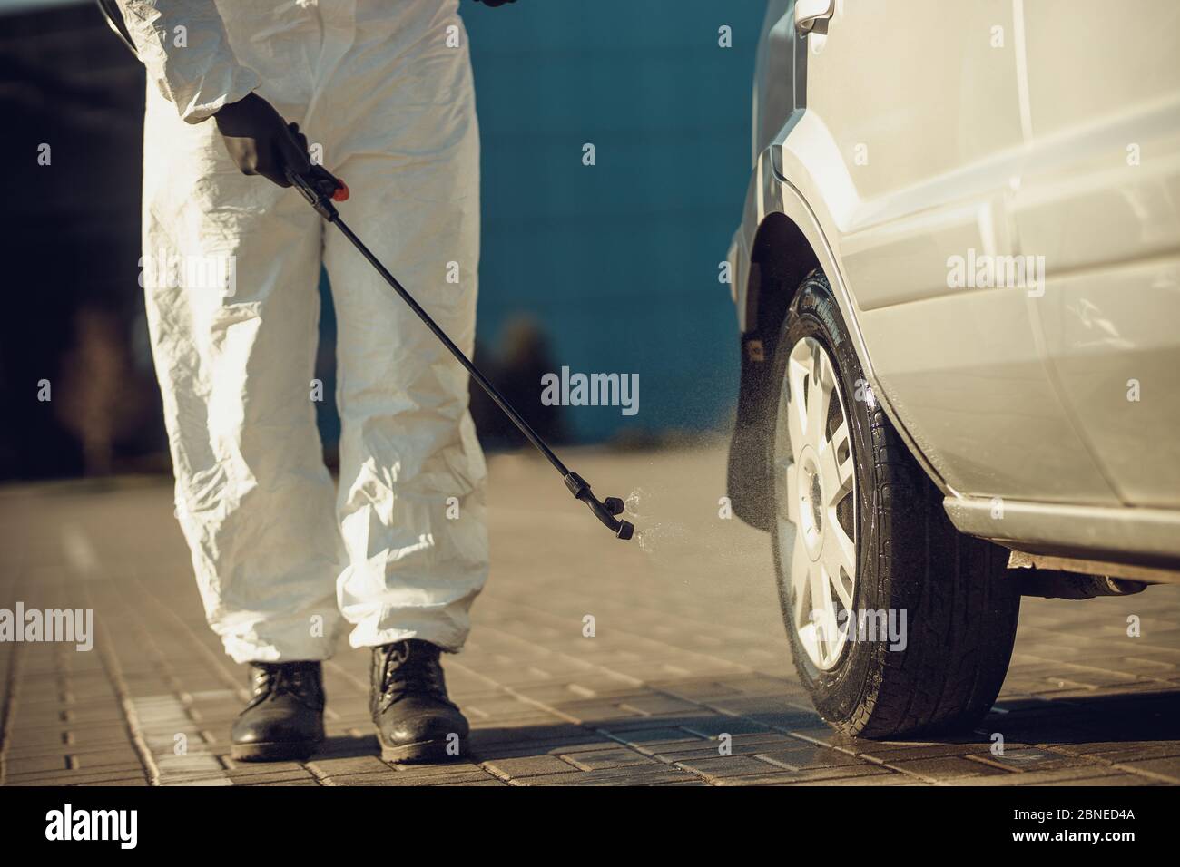 Cleaning and Disinfection of vehicles amid the coronavirus epidemic Car cleaning and