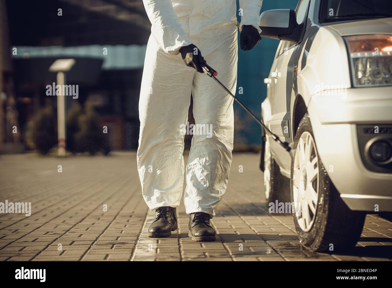 Cleaning and Disinfection of vehicles amid the coronavirus epidemic Car cleaning and