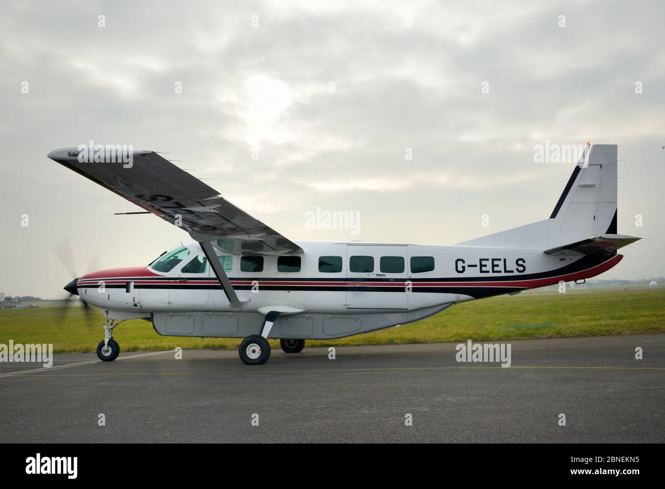 Light aircraft loaded woth 600 kgs of Glass eels, young European eel