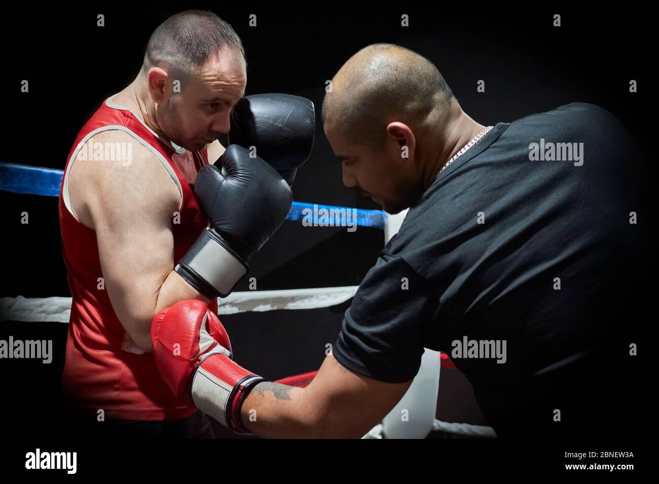 Two determined caucasian male athletes hi-res stock photography and ...
