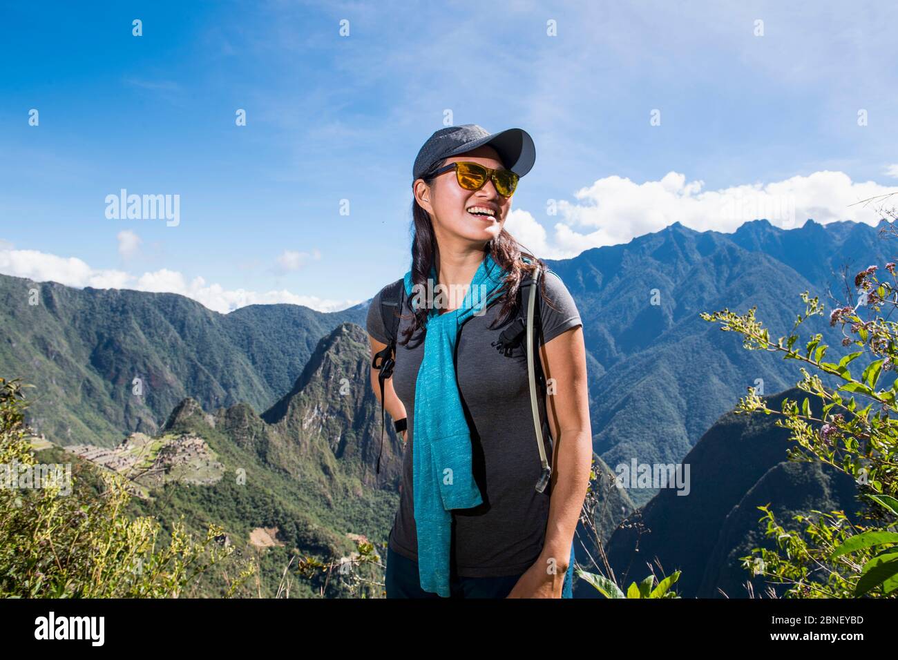 Machu picchu hiking hi-res stock photography and images - Alamy