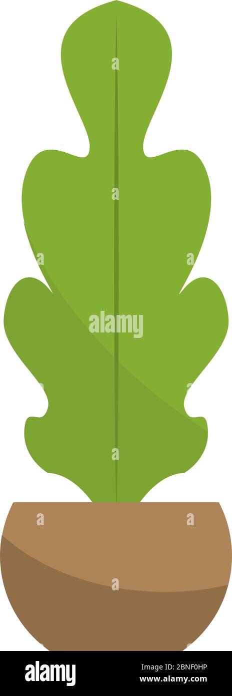 Isolated plant icon Stock Vector
