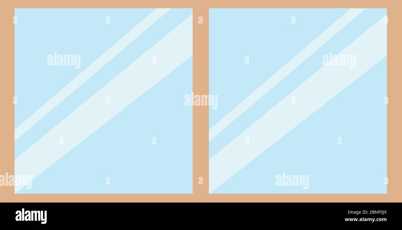 Isolated wondow image Stock Vector