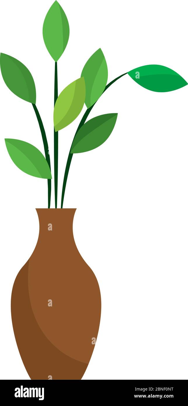 Isolated plant icon Stock Vector