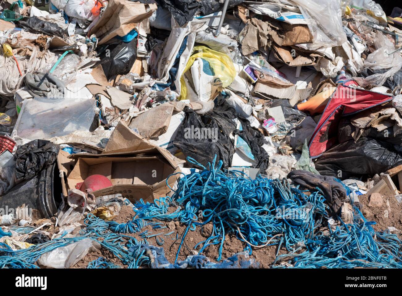 Garbage at the Ant Flat Landfill in Wallowa County, Oregon Stock Photo Alamy