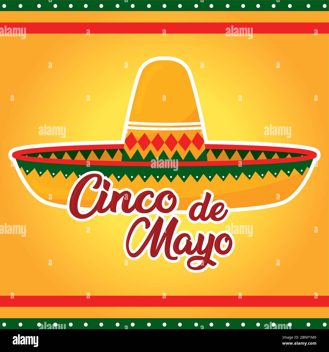 Cinco de mayo template Stock Vector